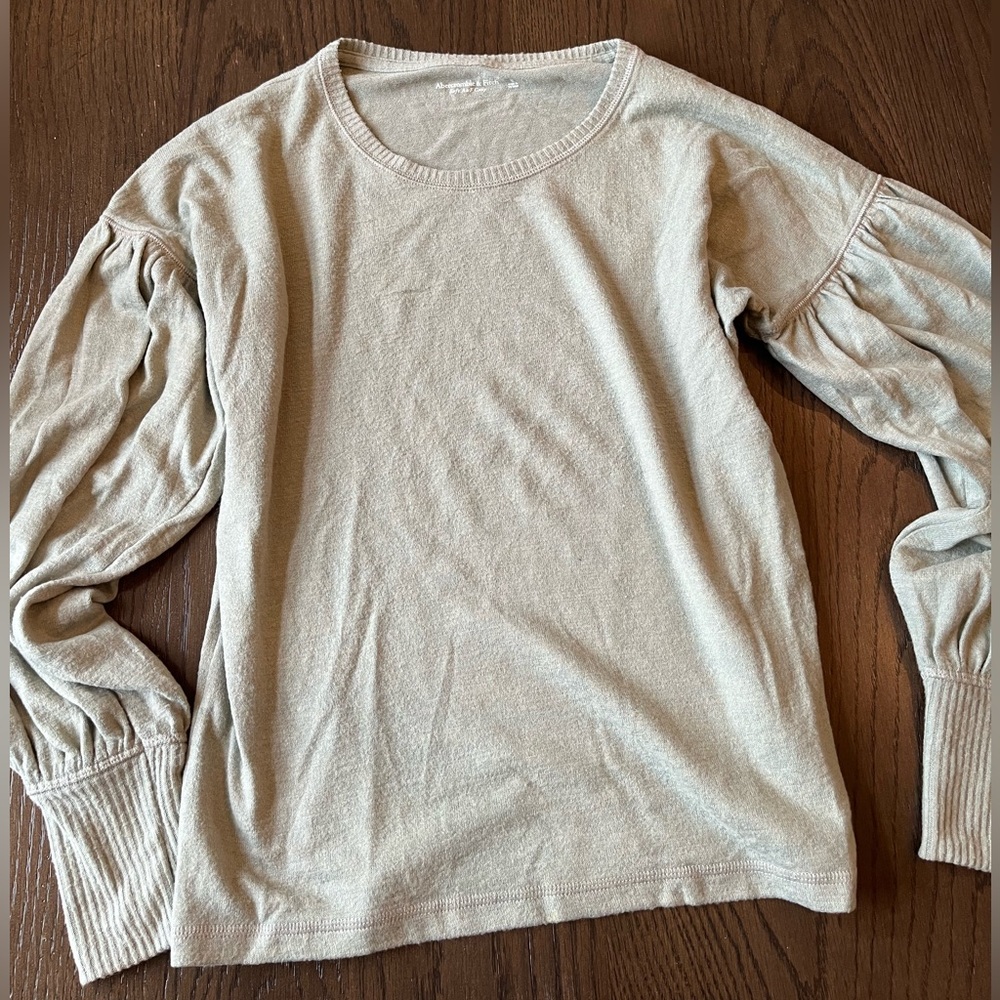 Light green sweater!